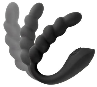 Black Velvets Dubbelvibrator Böjbar