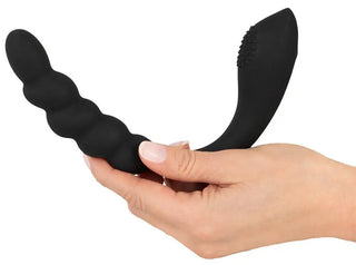 Black Velvets Dubbelvibrator Böjbar