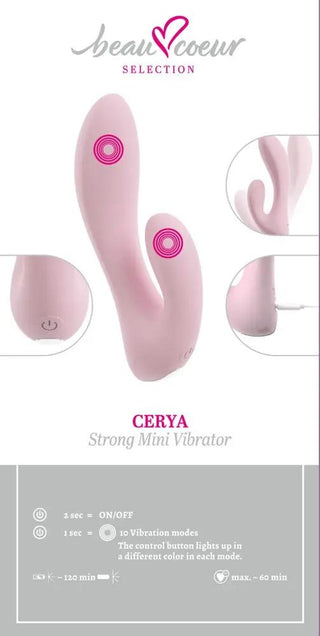 Cerya Rabbitvibrator Två Motorer