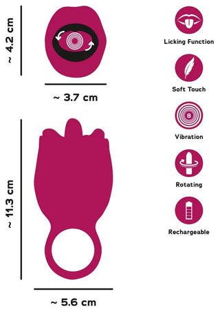 Oral Fun Roterande Tungvibrator