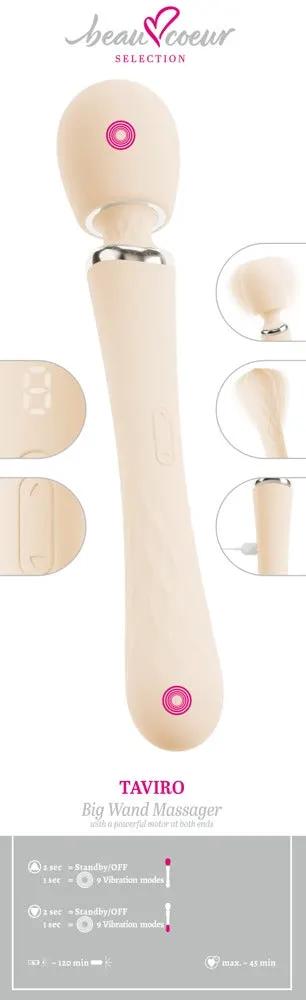 Taviro Wand Vibrator Dubbfunktion