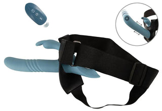 Strap-On med Thrusting Rabbitvibrator