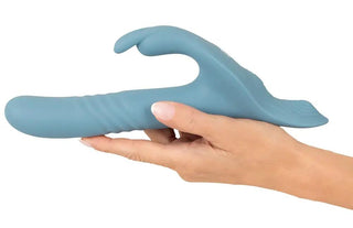 Strap-On med Thrusting Rabbitvibrator
