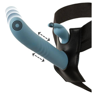 Strap-On med Thrusting Rabbitvibrator