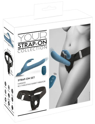 Strap-On med Thrusting Rabbitvibrator