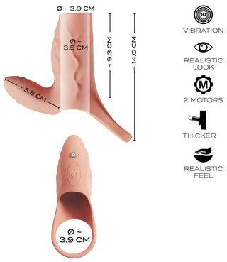 RealSleeve Penissleeve Med Vibrator