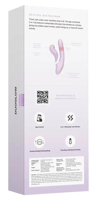 Svakom DuoGlow Rabbitvibrator