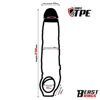 Beast Rings Penissleeve 23 cm