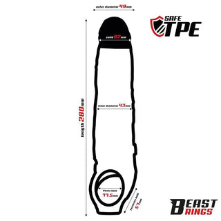 Beast Penissleeve 28 Cm