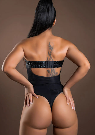 Daring Intimates Wetlook Bustierbody