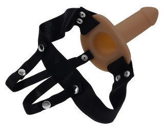 Ihålig Strap-On Dildon 16 Cm
