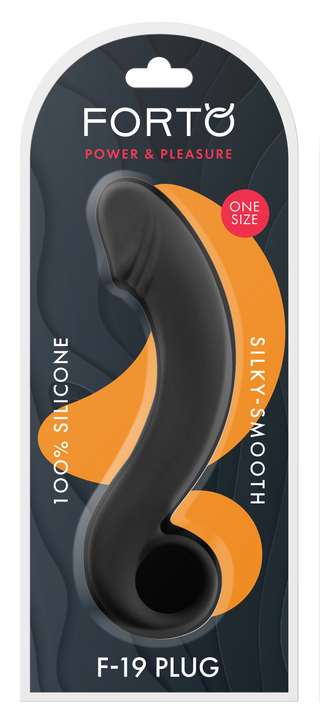 Forto Böjd Dildo Svart