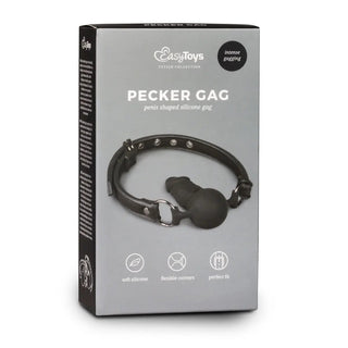 Easytoys Ballgag Med Dong Svart