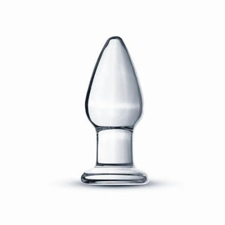 Gildo Glasbuttplugg Genomskinlig