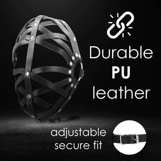 Ouch Lädermask Med Remmar