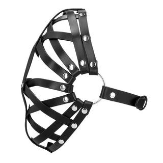 Ouch Lädermask Med Remmar