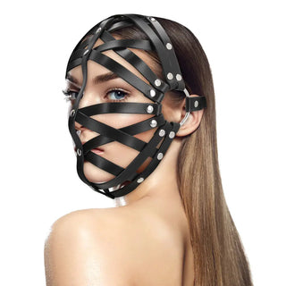Ouch Lädermask Med Remmar