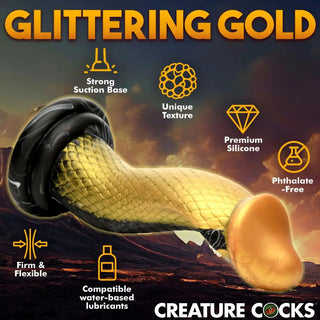 Golden Mamba Dildo S-formad