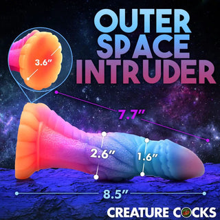 Mörkerlysande Alien Dildo Med Sugkopp