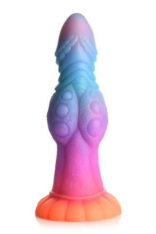 Mörkerlysande Alien Dildo Med Sugkopp