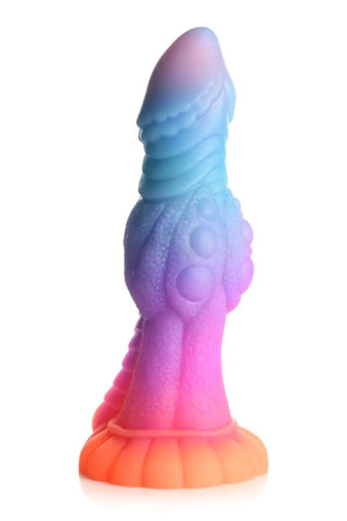 Mörkerlysande Alien Dildo Med Sugkopp