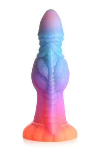 Mörkerlysande Alien Dildo Med Sugkopp