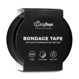 Bondagetejp Svart 20 Meter
