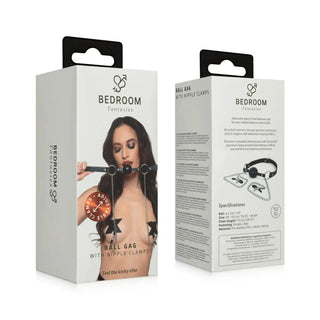 Bedroom Fantasies Ballgag Svart