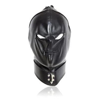 Bondagehuvudmask Med Dragkedja