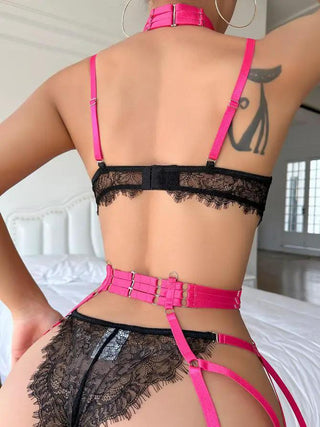 BH-set Med Rosa Detaljer