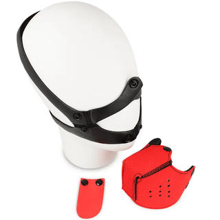 Ohmama Hundmask Röd