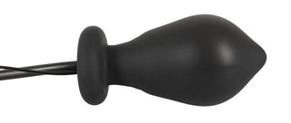 Vibrerande Uppblåsbar Silikon Buttplug