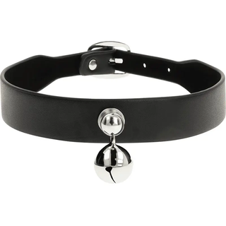 Läderhalsband Med Bjällra