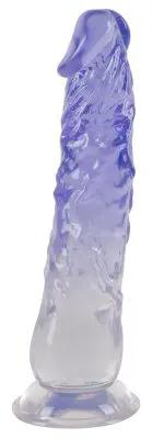 Transparent Dildo 22 Cm Med Ådror