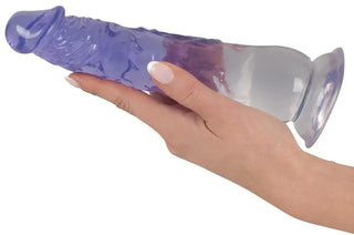 Transparent Dildo 22 Cm Med Ådror