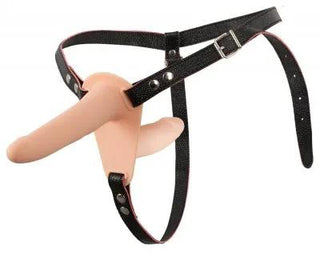 Dubbel Vibrerande Strap On Med Bullet