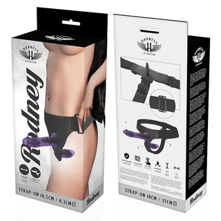Dubbel Straponvibrator Med Vibrationer
