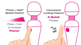Palm Power Wandvibrator Laddningsbar