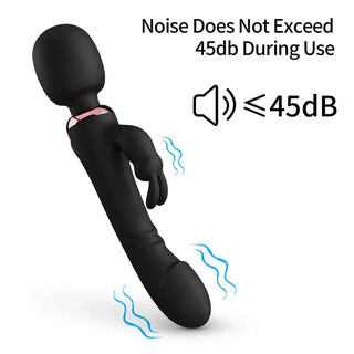 Silikon Rabbitvibrator Med Wand