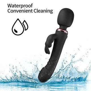 Silikon Rabbitvibrator Med Wand