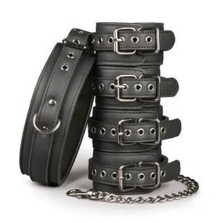 Halsband Med Fot- Och Handbojor