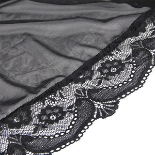 Subblime Svart Kimono Med Spets