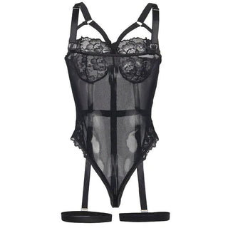 Sublime Svart Spets Teddy