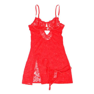 Sublime Röd Spets Babydoll