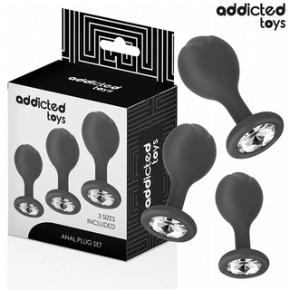 Addicted Toys Analpluggar Tre Delar
