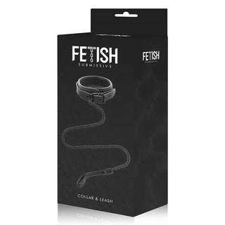 Fetish Neopren Halsband Och Koppel