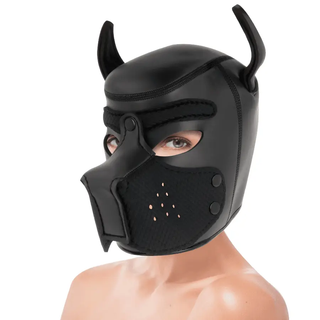 Darkness Hundmask Neopren
