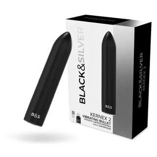 Black & Silver Kernex 2 Kompakt Vibrator