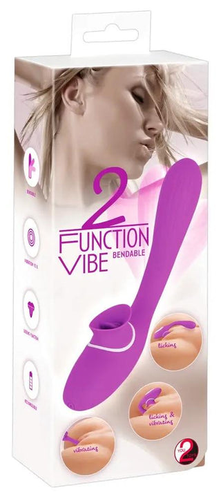 Dubbelmotor Vibrator Med Böjbar Tunga