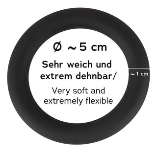 Black Velvet Penisring Flexibel